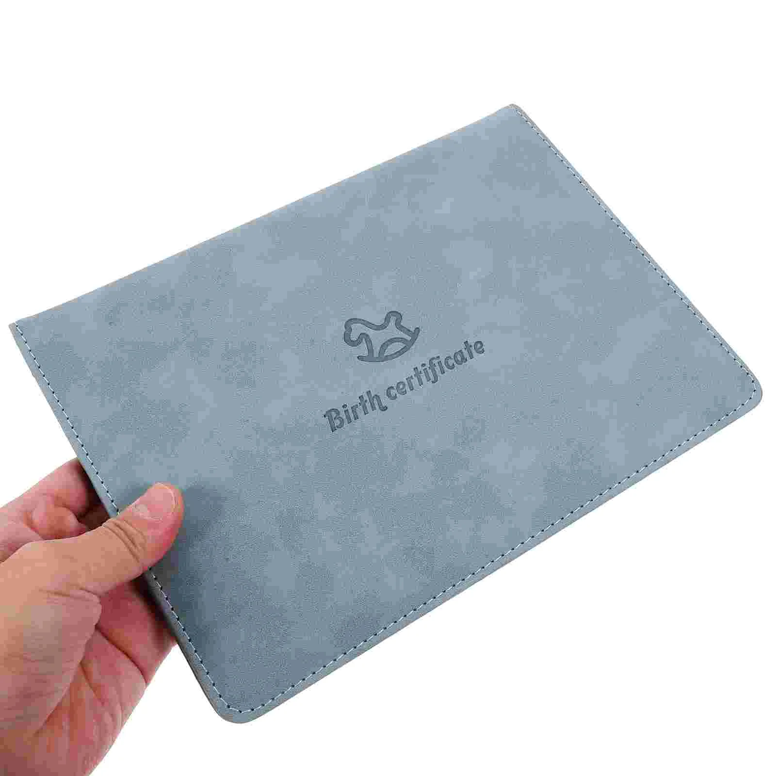 Protezioni per cartelle di nascita Custodia universale generica per organizer per documenti in pelle Bambino per cartella Protezione per certificato di nascita - immagine 3