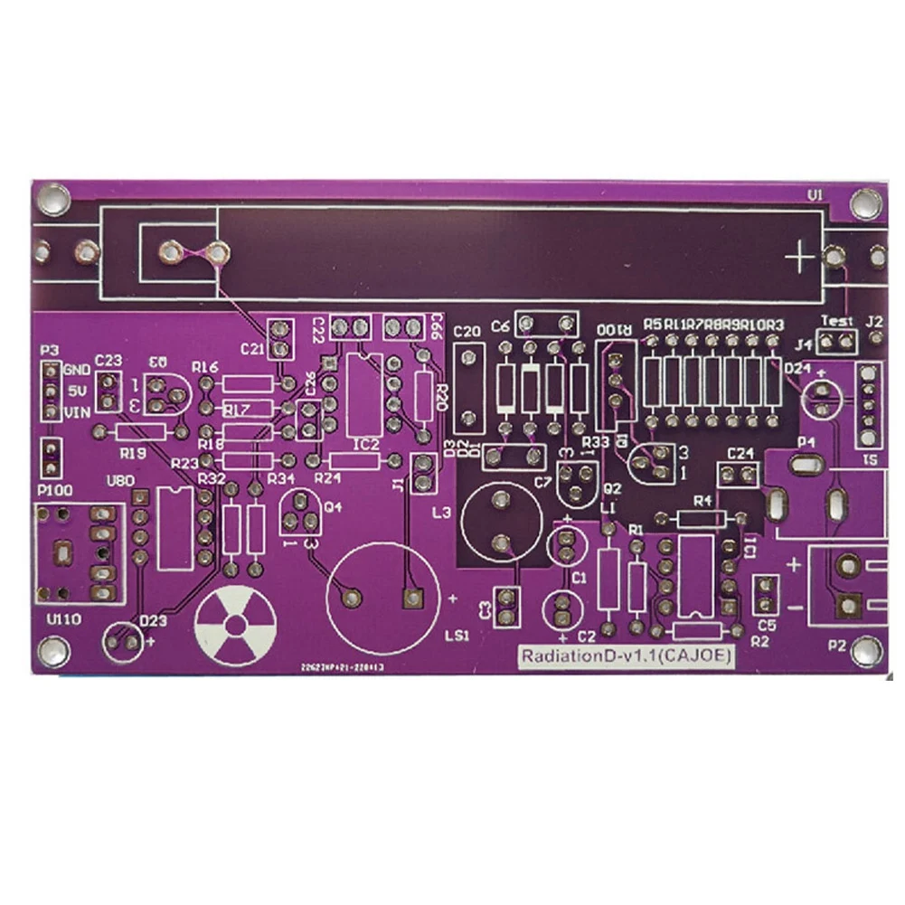 Unassembled DIY Geiger Counter Parts Kit Module Nuclear Radiation Detector with Sound and Light Alarm Function 3