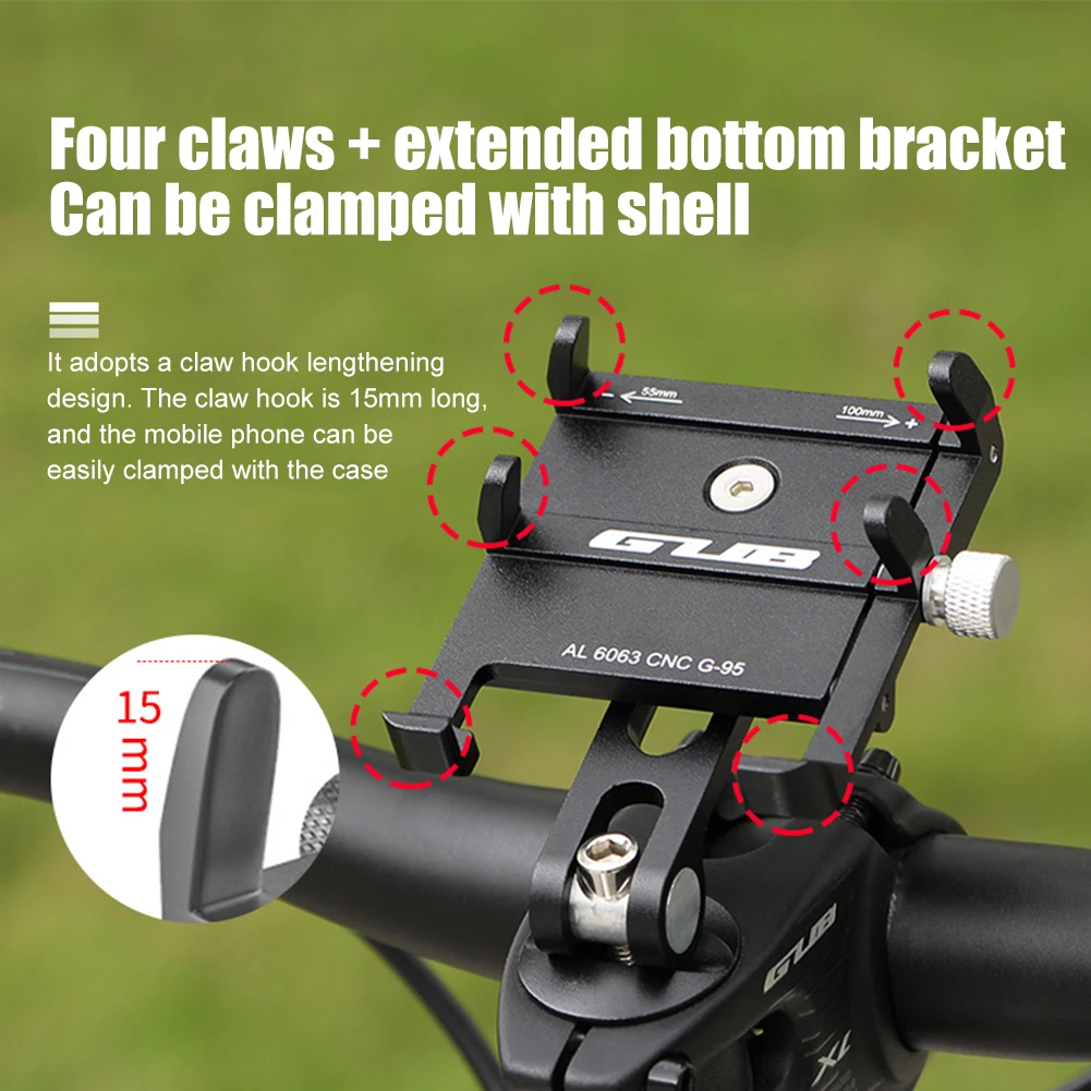 ROCKBROS Fahrrad Handy Halterung 360° Smartphone Halter Motorrad Lenker  Roller