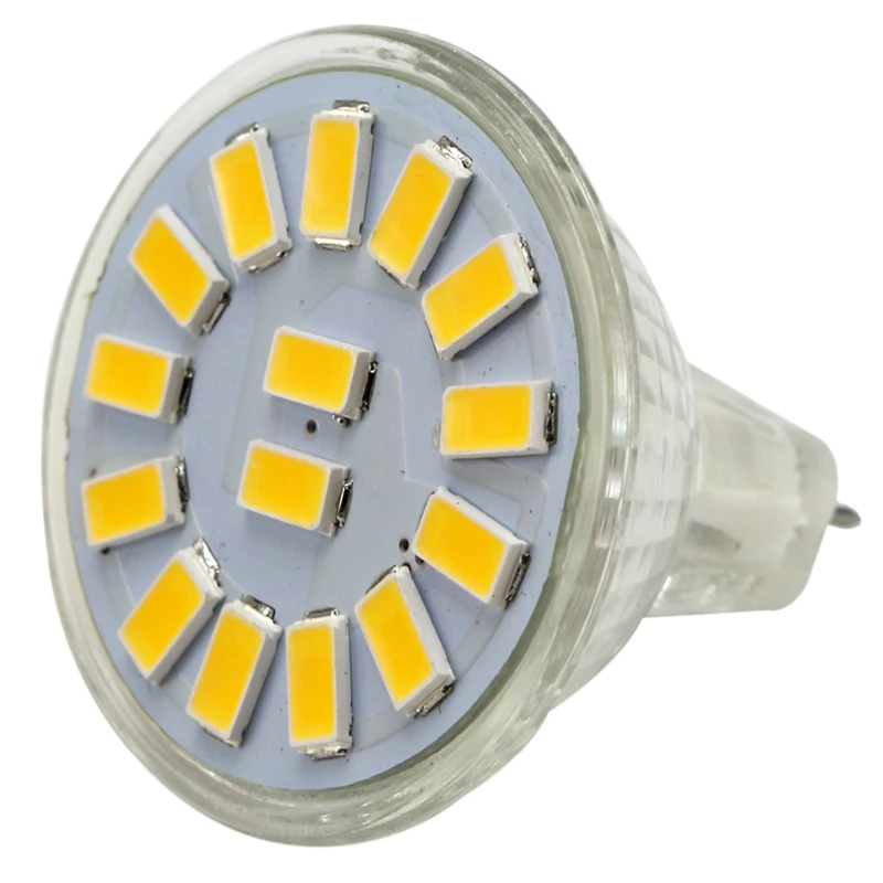 

New Arrival MR11 Led Spotlight 5730 SMD Lamp Light 9 12 15Leds GU4 AC/DC 12V 24V 3W 5W 7W Warm/Cool White Glass Body LED Bulb