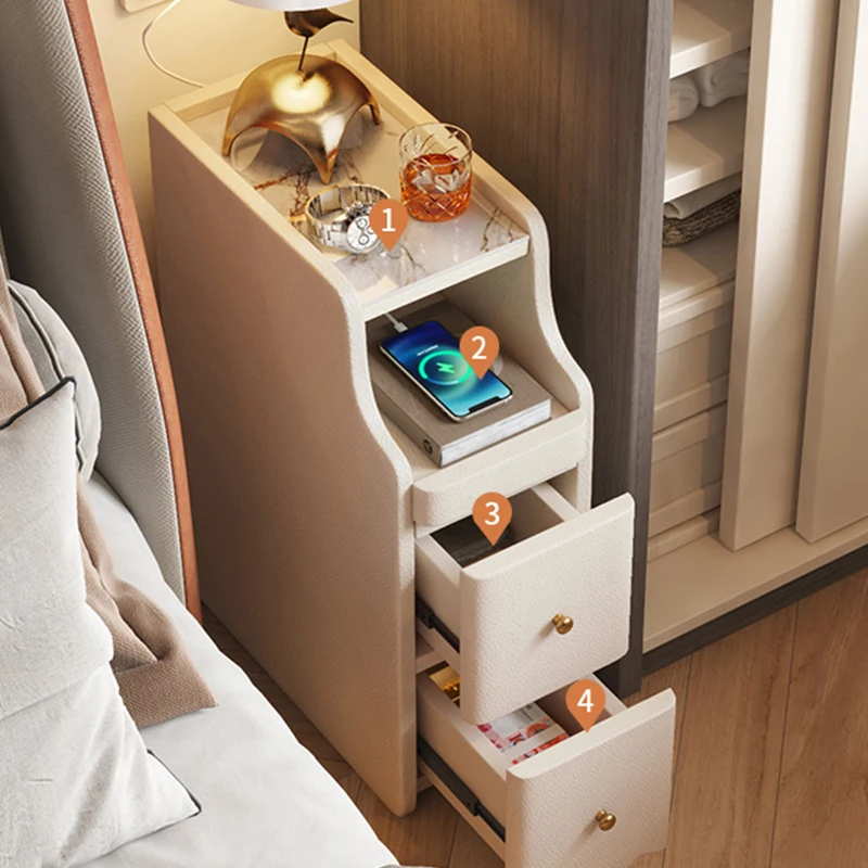 Headboards Smart Bedside Table Console Dressers Makeup Side Bed Table Modern Desk Muebles Para El Dormitorio Furniture Room