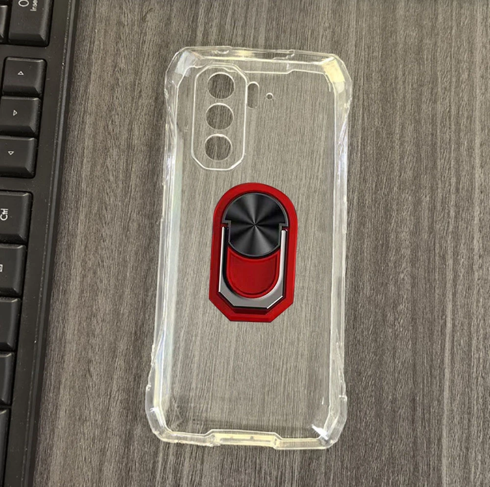 Blackview Rock 3 Durable TPU Soft Silicone Case with Back Ring Holder