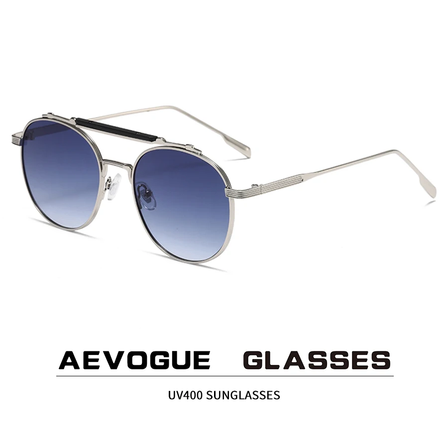 

AEVOGUE Shades Sunglasses Women Retro Sunglasses Round Glasses Fashion Sunglasses Spectacles UV Metal AE1241