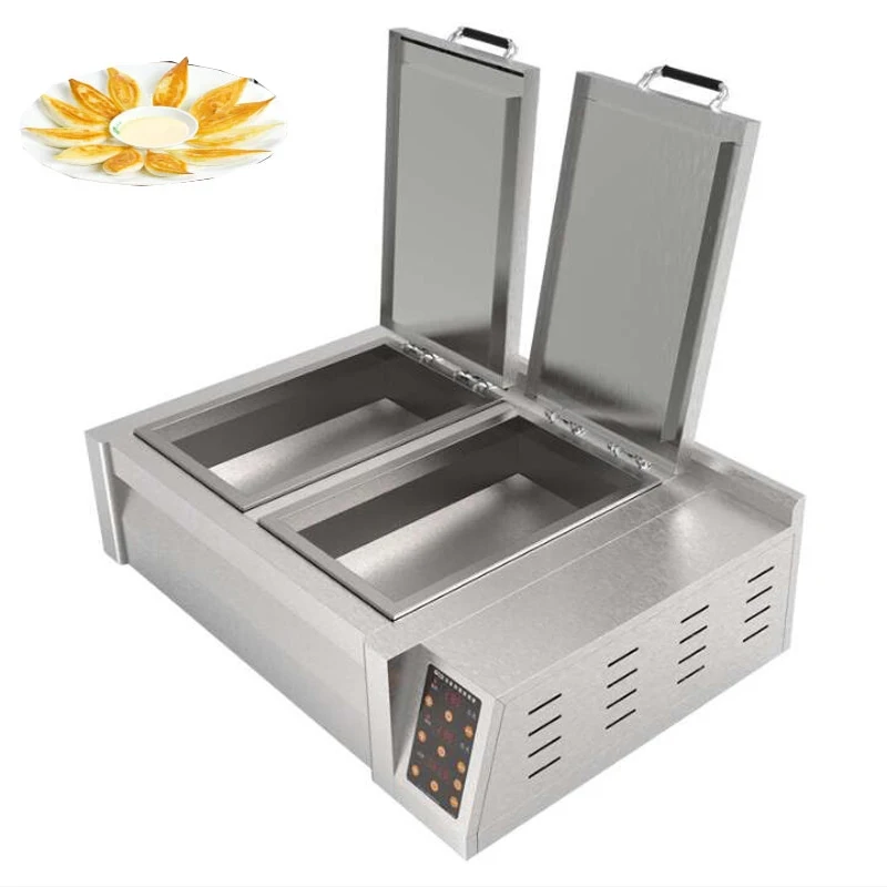 

Commercial Japan Gyoza Making Machine Pan Fryer Fried Japanese Dumpling Cooker Machine Gyoza Fried Machine