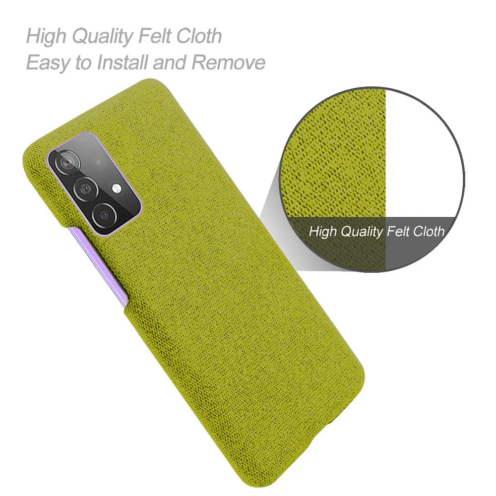 Samsung Galaxy A52 For Samsung A52 5G 4G Case Soft Premium Fabric And Anti-Slip Grip Cover For Samsung A52 Sm-A525F Galaxy A52