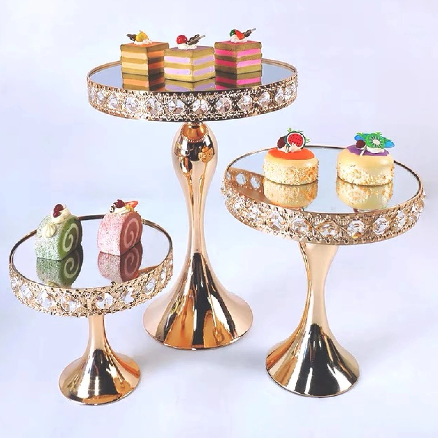 Cake Stand, Dessert Cupcake Pastry Candy Display Plate For Wedding