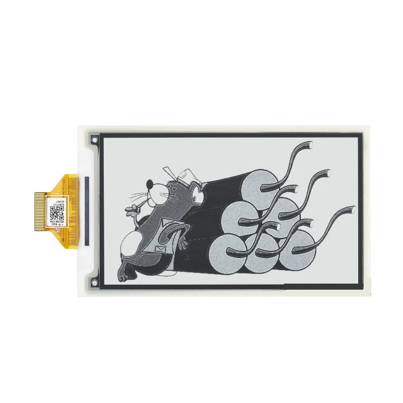 

E-Paper e-Ink 3,7 дюймовый сырьевой дисплей 480 × 280 черный/белый