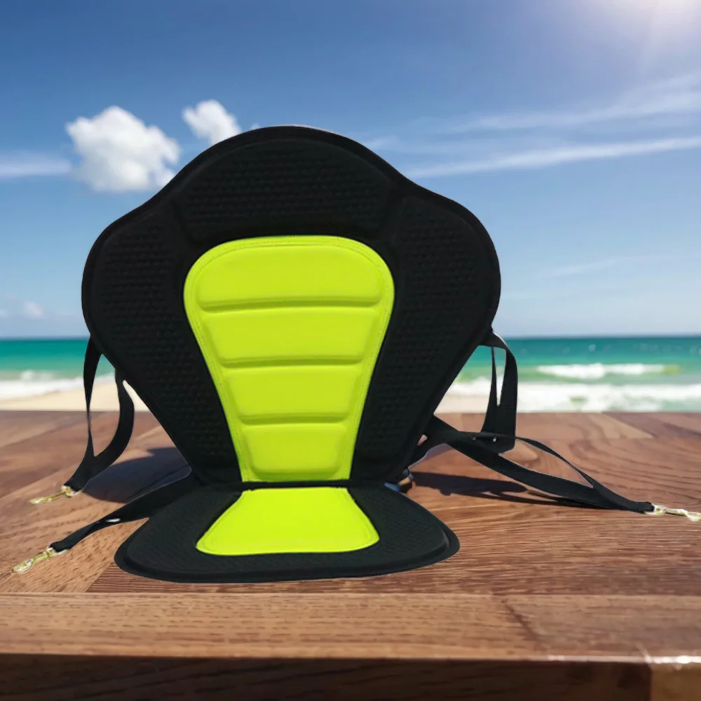 Kayak Seat Paddle Board Seat Adjustable Kayak Seat Padded Canoe Backrest Detachable Storage Bag for Kayaks Rowboats Fishing Boats