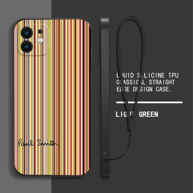 Capa de Silicone para iPhone com Alça de Mão Paul da MINISO