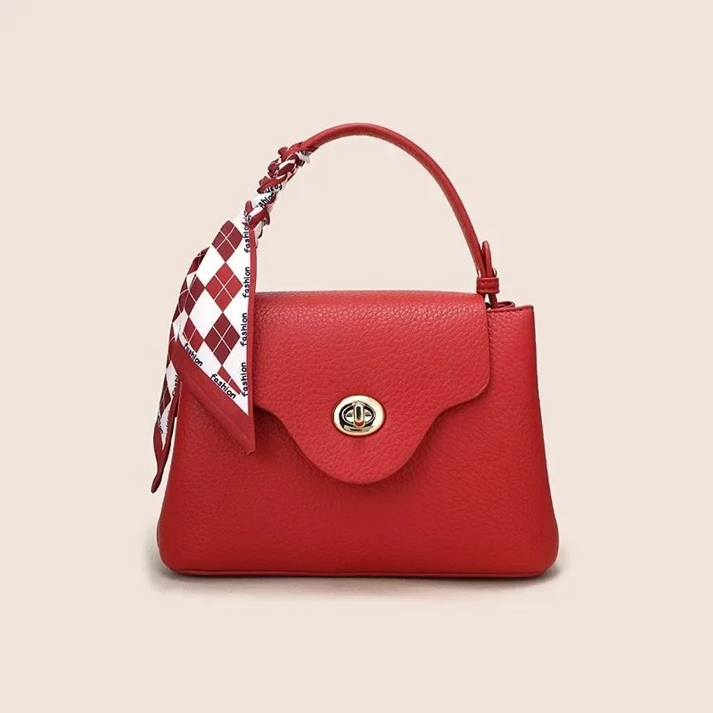 حقيبة يد نسائية عصرية بإبزيم قفل وحقيبة كروس متعدد...