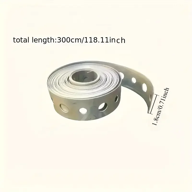 아연 도금 강철 스트립 1롤, 파이프 지지대 및 판금 가공을 위한 사전 천공된 다기능 천공 금속 스트립