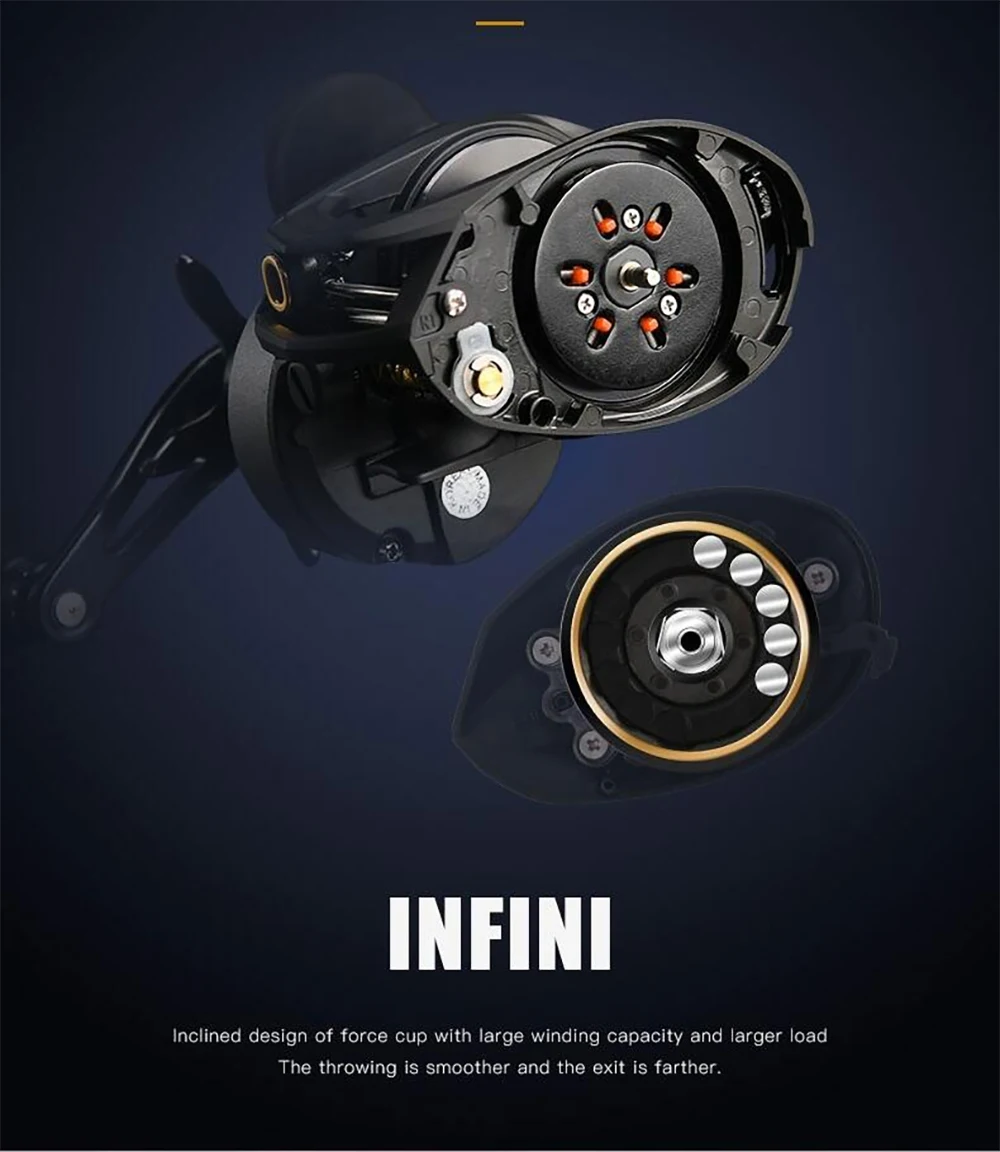 Abu Garcia REVO4 BEAST Baitcasting Fishing Reel 8BB Low Profile