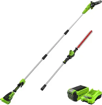 40V Brushless Pole Saw & Hedge Trimmer Combo 1