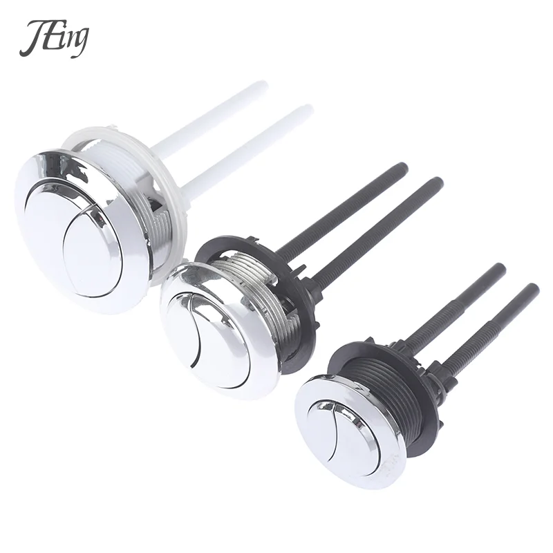 1Pc Dual Flush Toilet Tank Button Round Shape Toilet Push Dual Flush Buttons Toilet Accessories