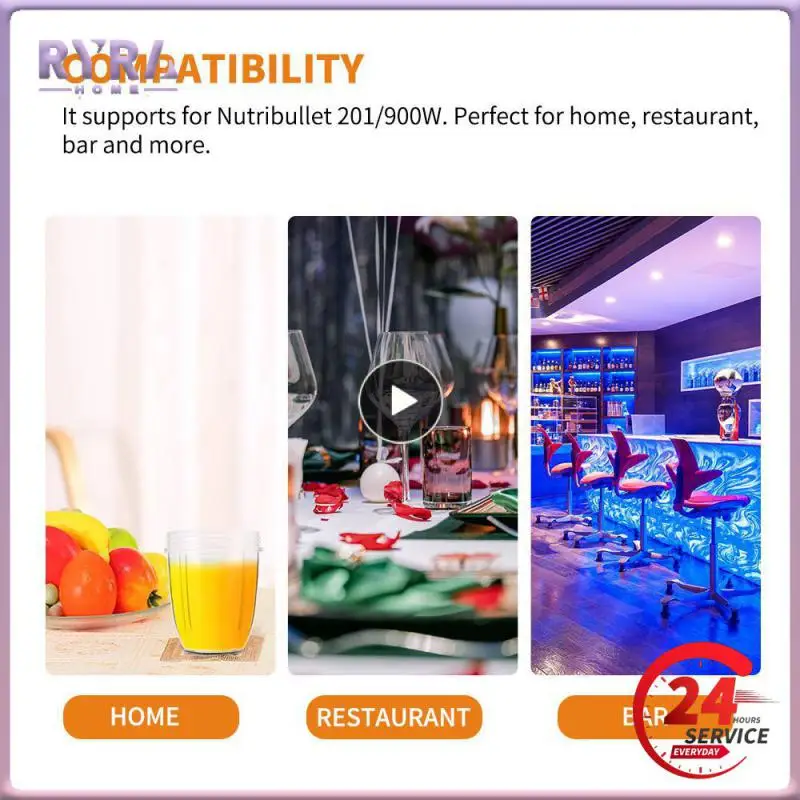 18/24/32Oz Juicer Cup Mug Tazza Di Ricambio Trasparente Per Nutribullet Juicer Parts Juice Extractor Mug Cup 600W/900W