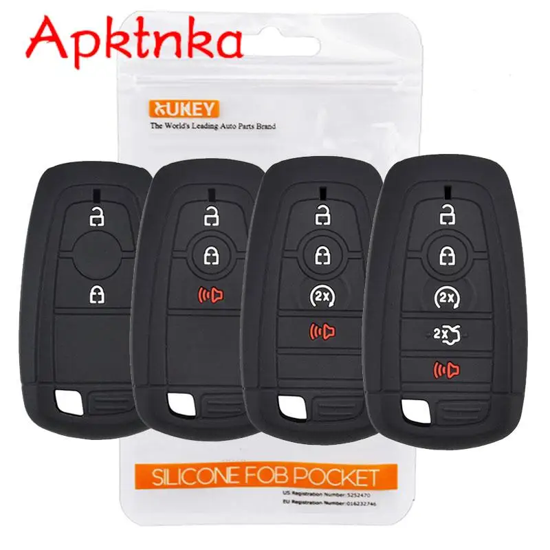Custodia In TPU Morbido Per Portachiavi Ford - Compatibile Con Escape, Explorer, Fusion, Mustang, Ranger, F150 (Blu)