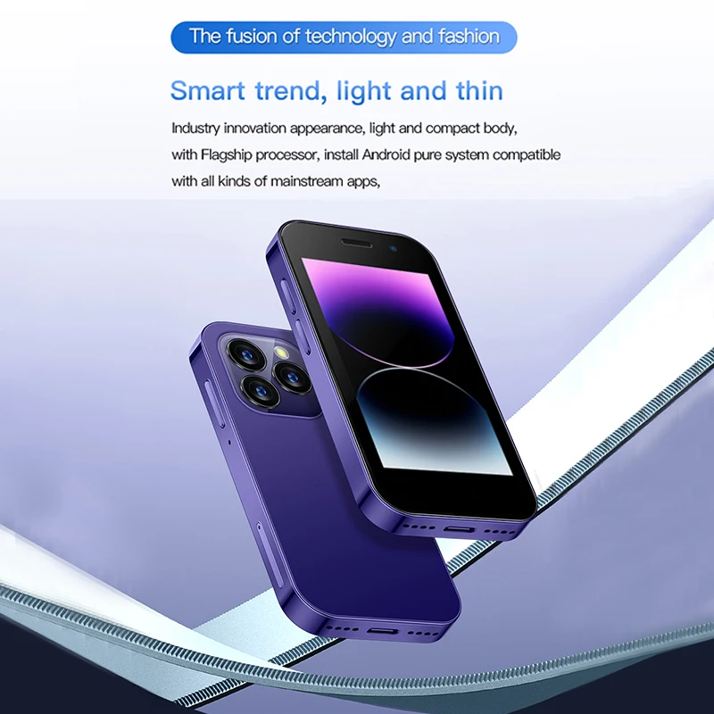 SOYES XS17 Pro 3.0" Mini Smart Phone Android9.0 Face ID 2GB RAM 16GB ROM Dual SIM Standby GPS 3G Small Phone 2