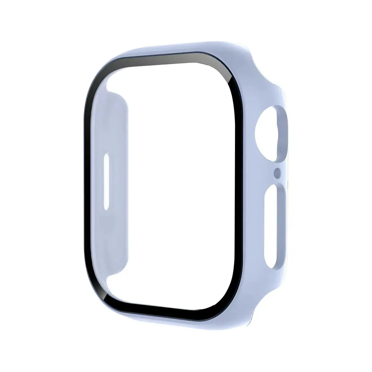 Frosted Matte Frame with Glass Screen Protector - Drop-Proof Case
