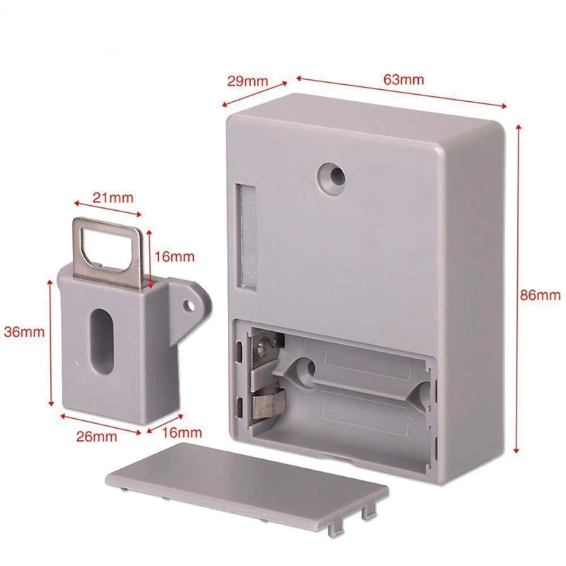 IC Card Sensor Digital RFID Drawer Card Lock DIY Electronic Invisible Hidden RFID Cabinet Lock 121