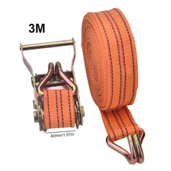 Heavy Duty Double Hook Lashing Belt for Securing Cargo and Transport (3 Meter)