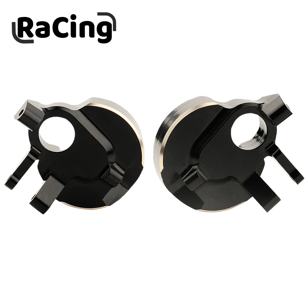 

2PCS Brass Black Weights Portal Steering Knuckle Cap Housing for 1:10 RC Crawler Axial SCX10 III AXI03007 Capra Upgrade Parts