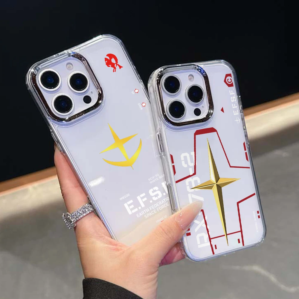 Luxury Transparent Phone Case by Fashion Machine - G-Gundams Edition
