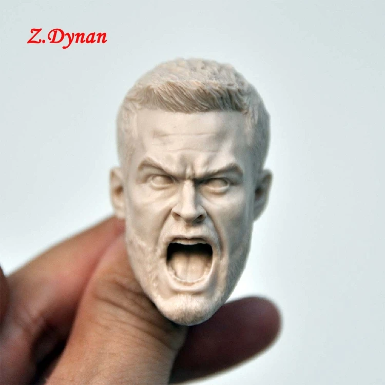 Unpainted 1/6 Henry Cavill Mark Wahlberg Hugh Jackman Head Sculpt Fit 12'' Male Female Soldier Action Figure Body Dolls In Stock - 26