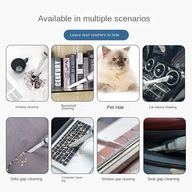 USB Charging Combination Vacuum Cleaner Small Car Household Fully Automatic High Power Cleaning Wireless Vacuum Cleaner Vacuum Cleaner Portable Vacuum Cleaner Handheld Vacuum Cleaner
