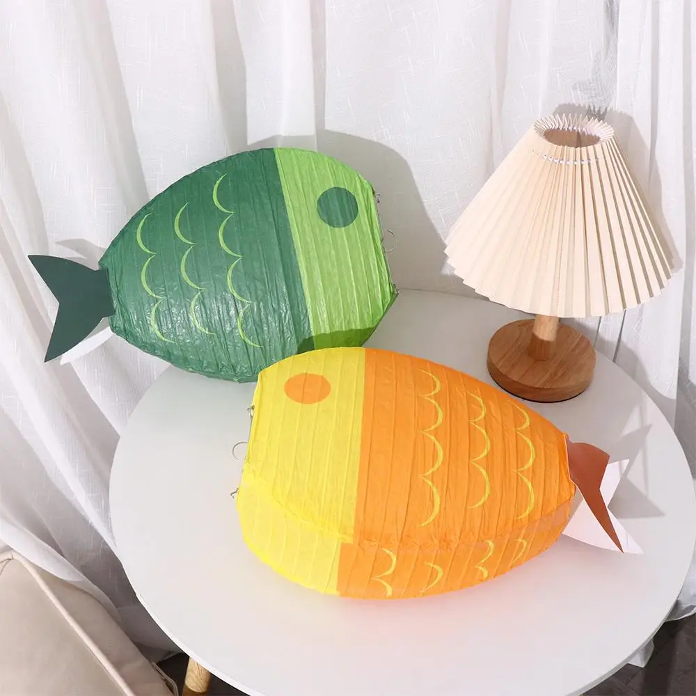 Lanterne Chinoise En Papier En Forme De Poisson - Décorative, étanche - Pour Intérieur/extérieur - Festival, Noël, Déco