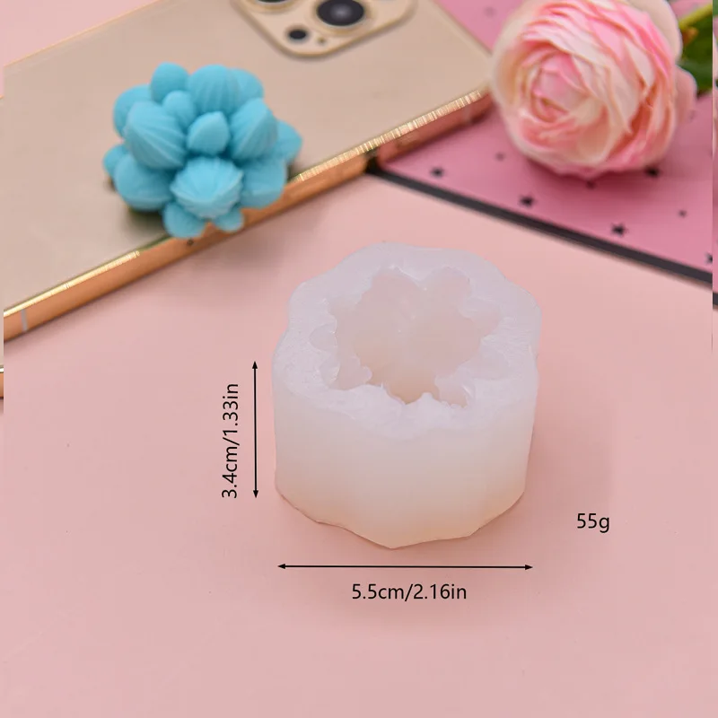 DUBENS - Stampo In Silicone Per Muffin, Cupcake, Torte, Budini, Cubetti Di Ghiaccio E Gelatina, Stampo 3D