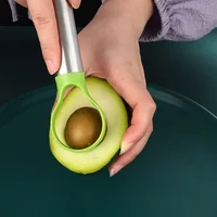 גאדג'ט סכין אבוקדו מפלדת אל-חלד חותך כלי מטבח כלי חיתוך פירות הכל למטבח ולבית חתיכות פירות דרקון 2