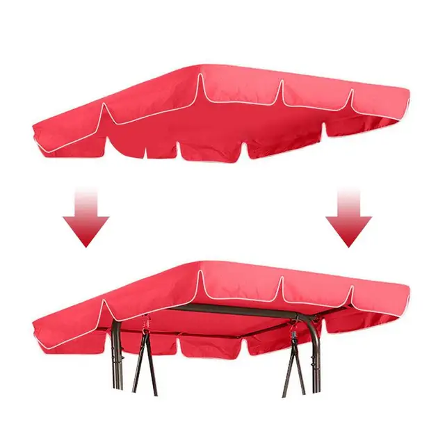 Kültéri Lengő Lombkorona Csere Szék Ülés Bútorok Napfényellenes Uv -Anti -Vízálló Kerti Lengőkar Borítója A Terasz Függőágyához - Image 4