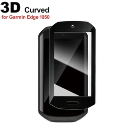 3D Curved Tempered Glass Screen Protector - Anti - Scratch Film Protective Cover - 3Pcs (For Garmin Edge 1050)