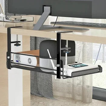 Unter-Schreibtisch-Kabel-Management-Tray – Kein Bohren erforderlich, Stahl Schreibtisch-Kabel-Organizer, Draht-Management-Tray und Kabel-Management-Rack