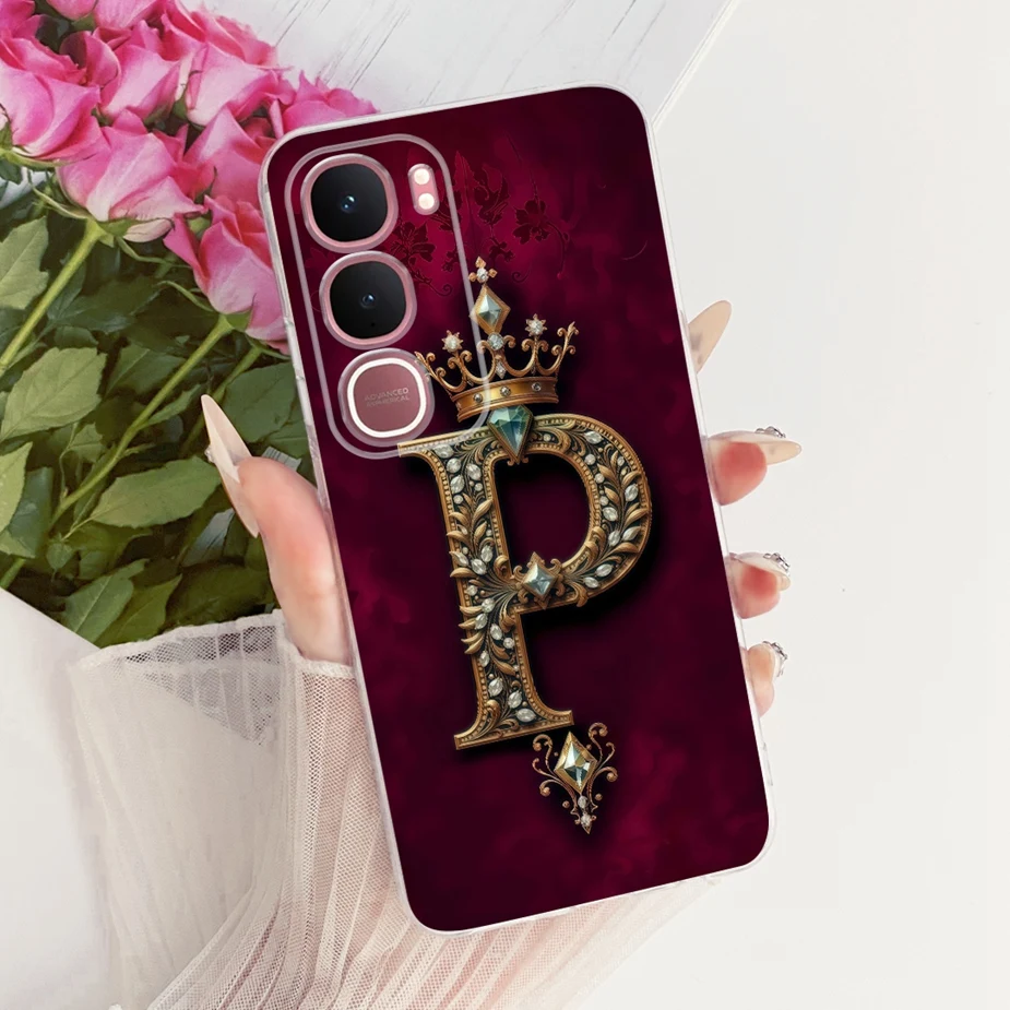 Stylish Crown Letters Soft Silicone Phone Case Cover