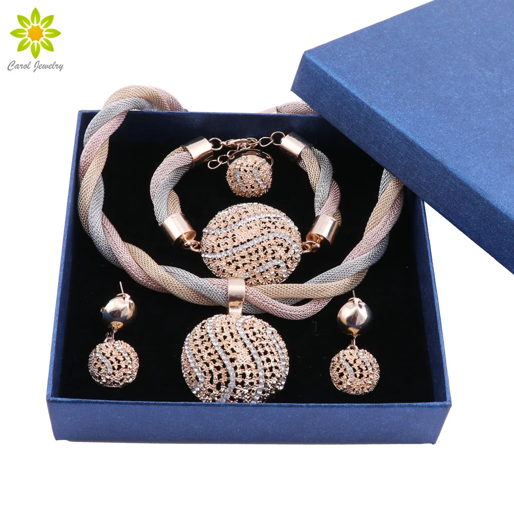 African Beads Jewelry Set Nigerian Wedding Dubai Jewelry Sets For Women