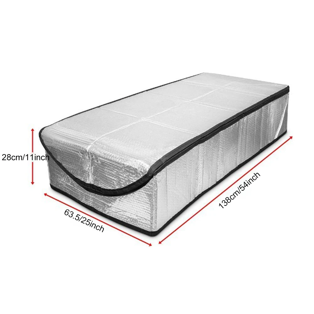 Attic Stair Insulation Cover Silver Double Sided Aluminum Foil Attic Dust Cover Premium Attic Insulation Cover High Efficiency