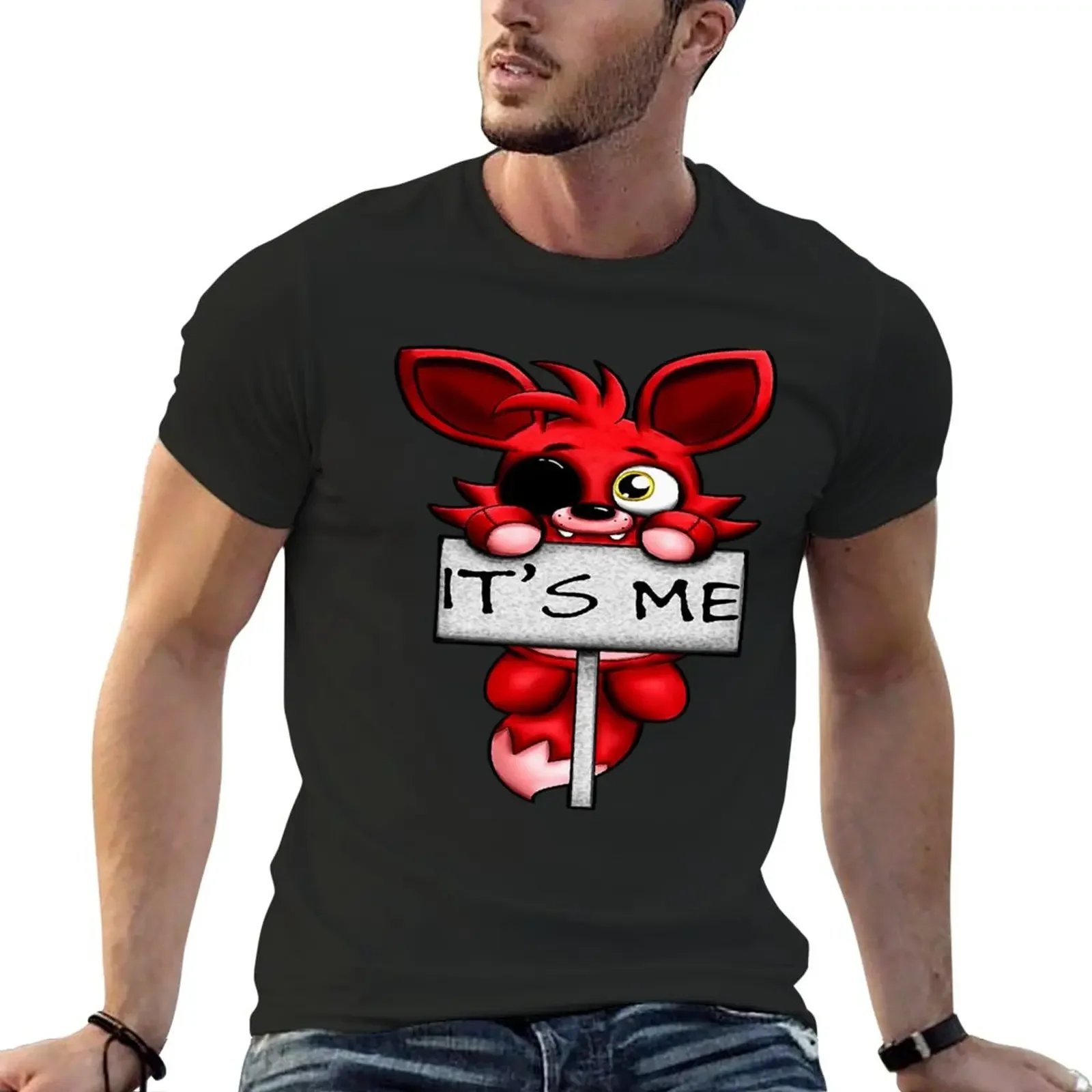 T-Shirt Foxy In Peluche Maglietta Vintage Da Uomo T-Shirt