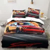 Retro Dodge SRT Hellcat Racing comforter bedding sets queen bedding set duvet cover Children's room bed pillowcase quilt cover 4