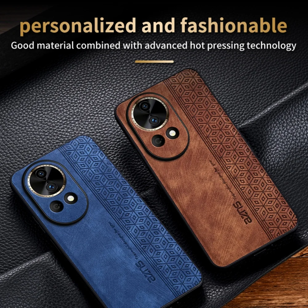 Luxury Leather Business Phone Case - Shockproof Soft Cover