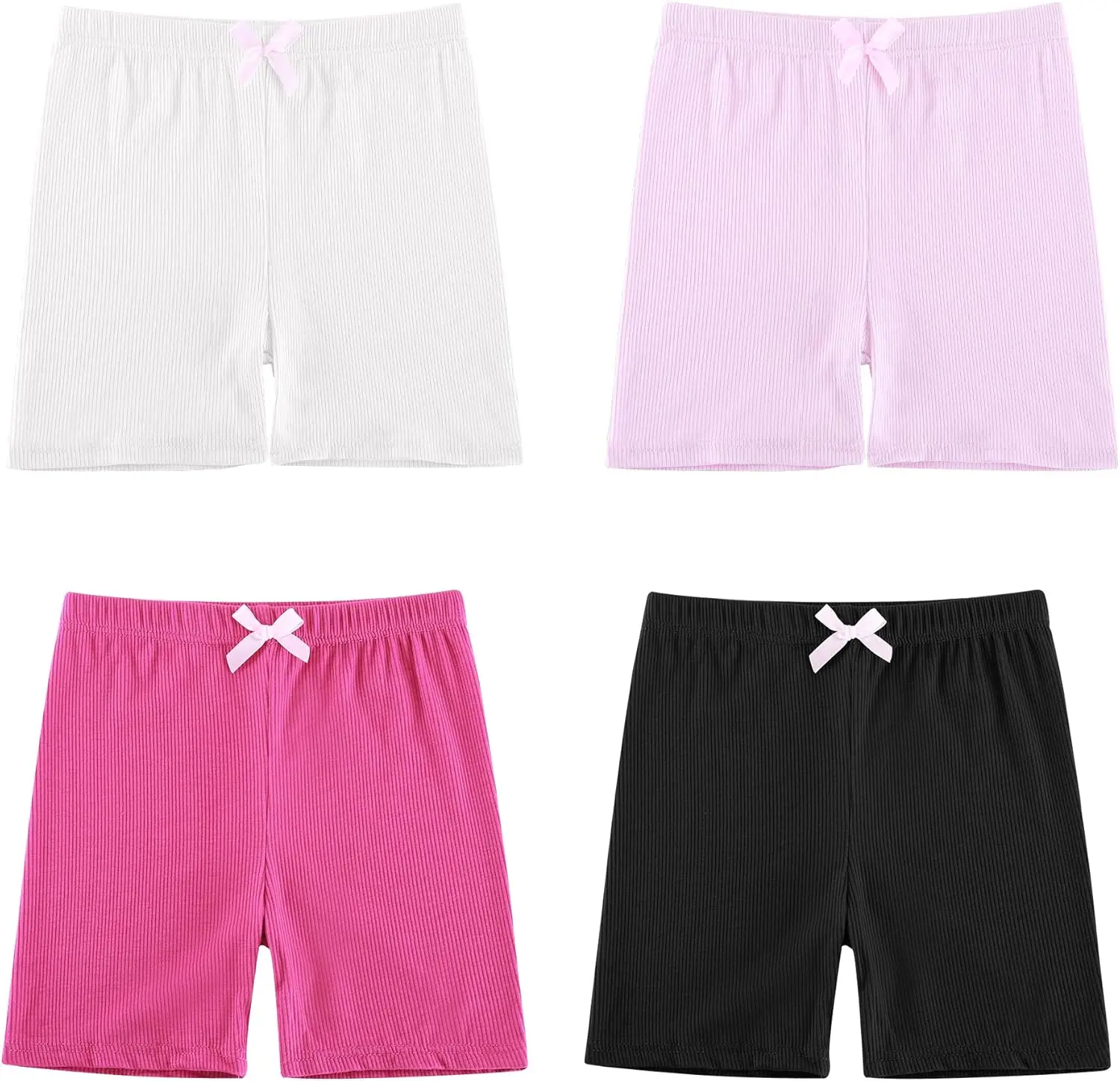 Toddler Girls Shorts Bike Short Breathable Beach Shorts 4 Colors