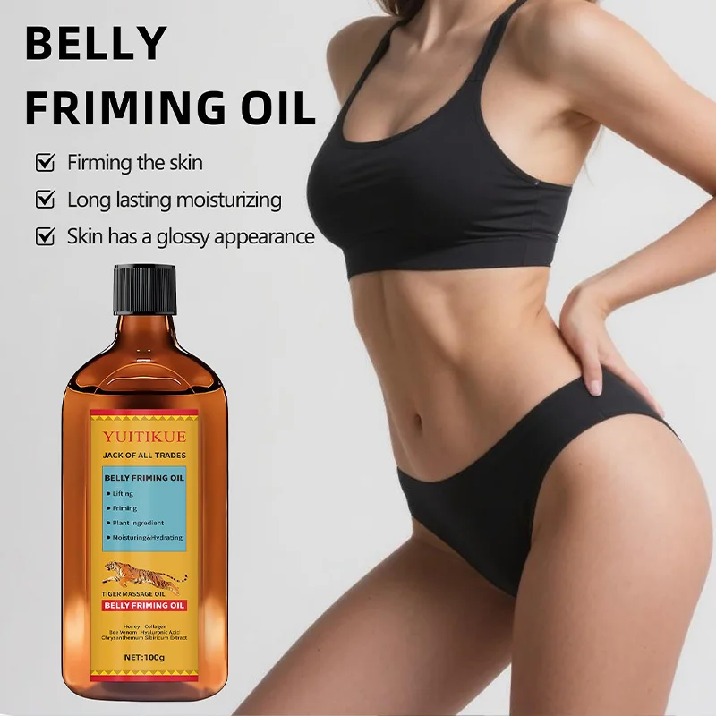 100g Belly Firming Oil - Suitable for everyone, firms and moisturizes the skin, locks in moisture, leaves the skin soft, refined