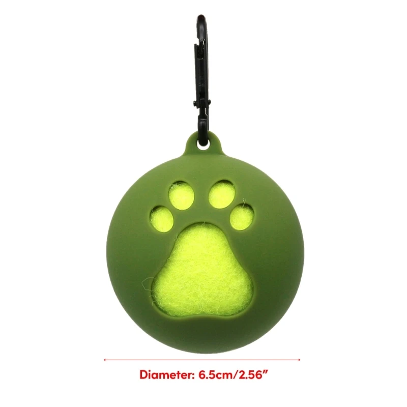 Standard Tennis Ball Holder With Carabiner Pet Ball Covers Holder