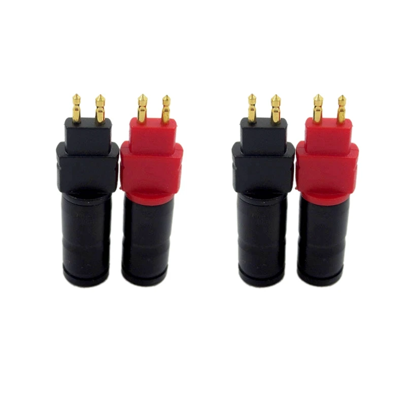 

20 Pair Gold Plated Earphone Pin Audio Jack Cable Wire Connector Metal Plug For HD650 HD600 HD580 HD25 Hifi Headset