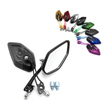 2Pcs Universal Motorcycle Rearview Mirror 8mm 10mm for Honda Suzuki Yamaha Scooter E-Bike Electric Harley Yadea Bmw Accessories