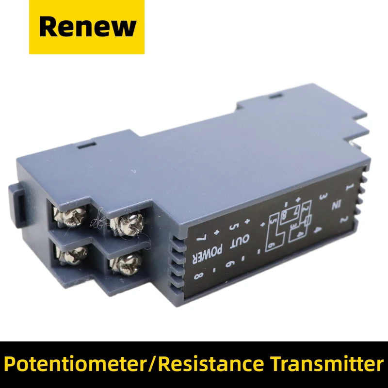Potentiometer Signal Converter Transmitter For 01k Ohm/05k Ohm/010k Ohm Input 420ma 010v Output