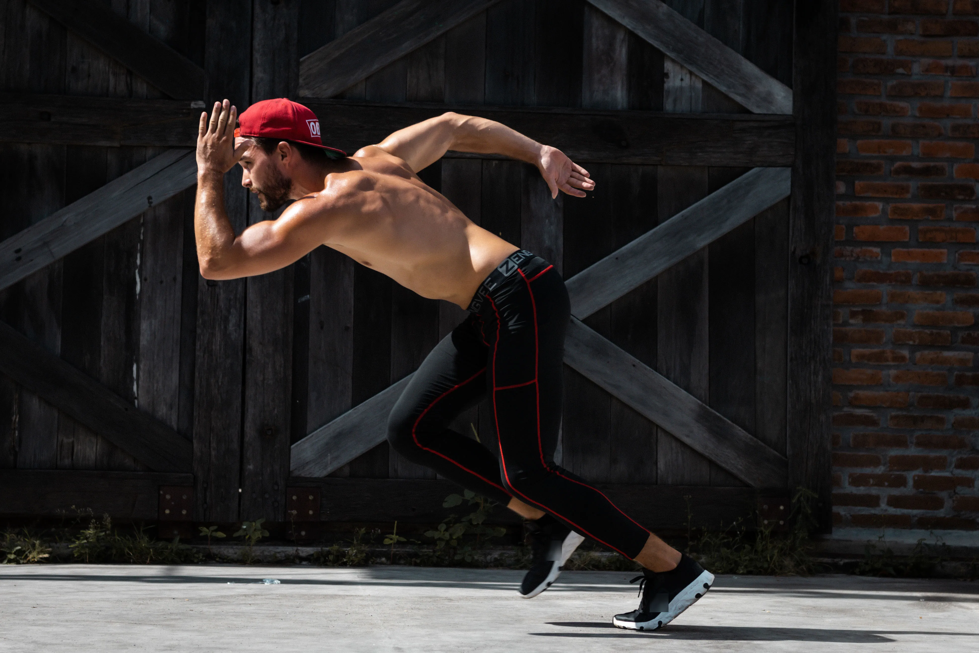 2 Pack Compression Tights Mens Running Leggings Cool Quick Dry Base Layer Sport Workout Jogging Pants