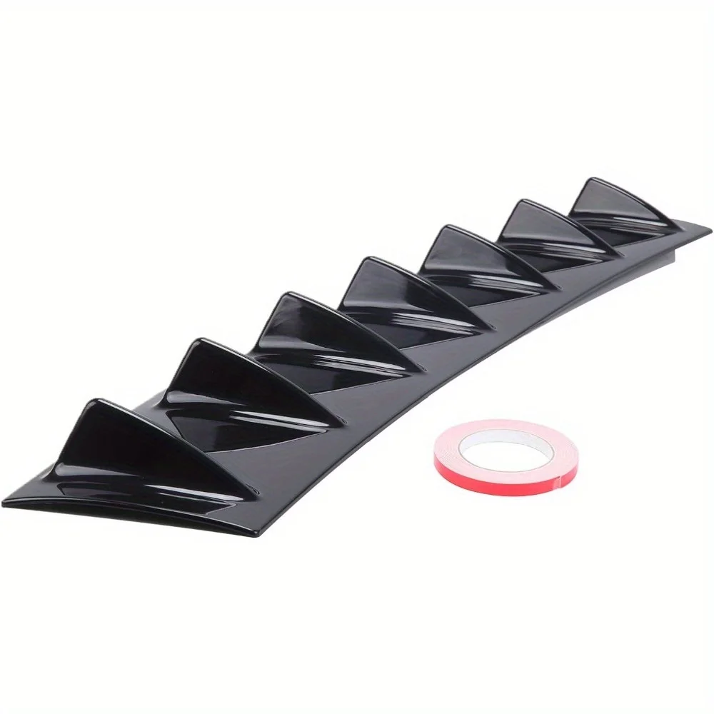 Bumper Diffuser Spoiler 85cm Car Rear Bumper Lip Diffuser Car Spoiler Universal Lower Rear Body Spoiler for Shark Fin 7 Wing Car