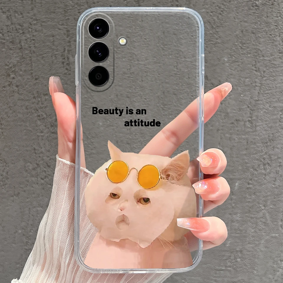Pink Star Dinosaur Creative Silicone Clear Phone Case - Durable Bumper Housing Design