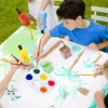 2/8/12/20/50/100 Pcs White Plastic Paint Palette 6 Well Watercolor Palette Rectangular Paint Tray Paint Mixing Palette 5